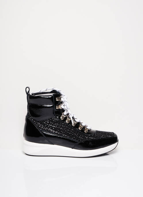 Baskets talon compensé talon de 4 à 6cm noir ROSEWOOD femme