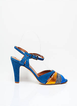 Sandales/Nu pieds bleu NEW LOVERS pour femme