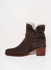 Bottines/Boots gris ADIGE pour femme seconde vue