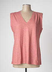 T-shirt rose LAUREN VIDAL pour femme seconde vue