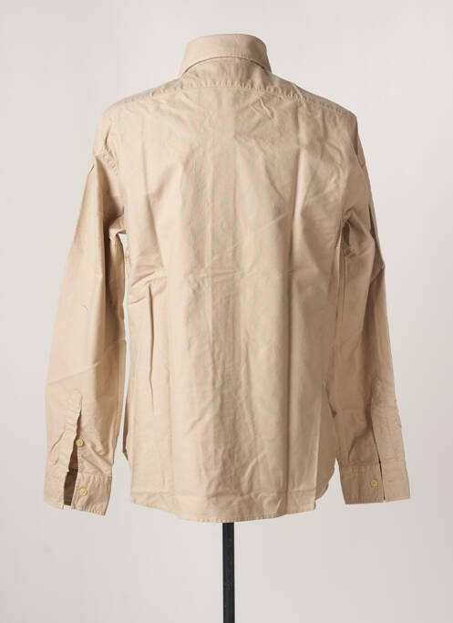 Chemise manches longues beige OUTLAND pour homme