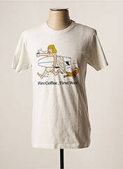 T-shirt gris STEP ART pour homme seconde vue