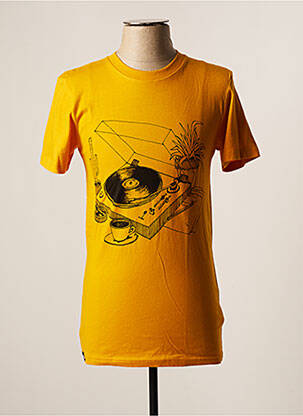 T-shirt jaune DEDICATED pour homme