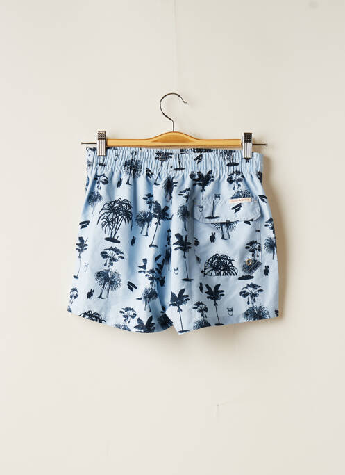 Short de bain bleu KNOWLEDGE COTTON APPAREL pour homme