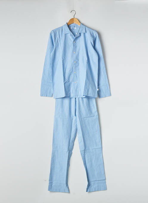 Pyjama bleu KNOWLEDGE COTTON APPAREL pour femme