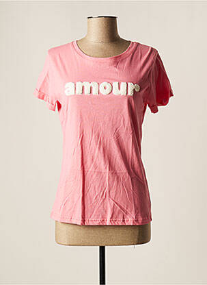 T-shirt rose IN APRIL 1986 pour femme