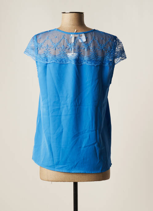 Top bleu EXQUISS'S pour femme