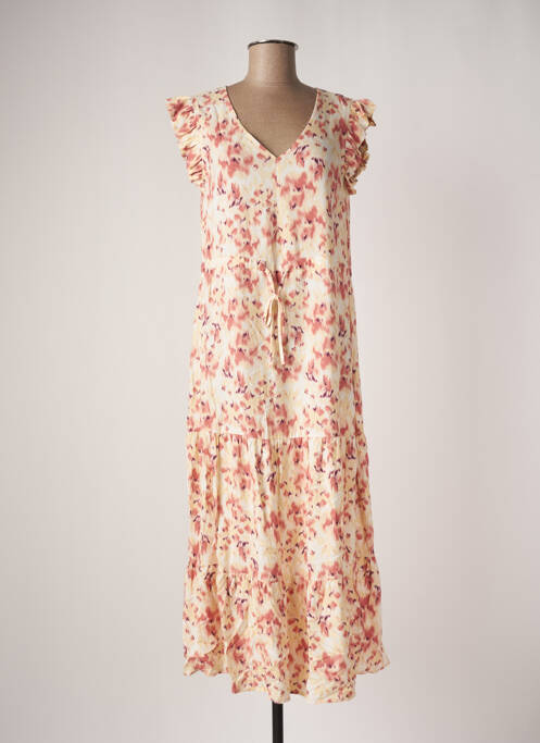 Robe longue rose B.YOUNG pour femme