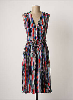 Robe mi-longue sans manche sans manche noir MOLLY BRACKEN femme