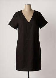 Robe courte manches courtes manches courtes noir MOLLY BRACKEN femme