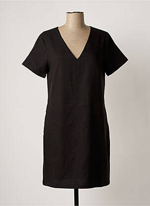 Robe courte manches courtes manches courtes noir MOLLY BRACKEN femme