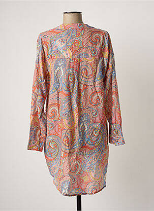 Tunique manches longues légère et transparente orange MOLLY BRACKEN femme
