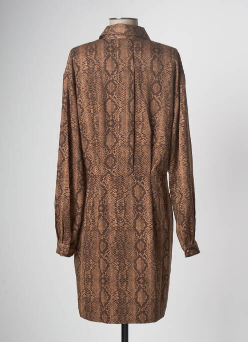 Robe mi-longue marron GUESS pour femme
