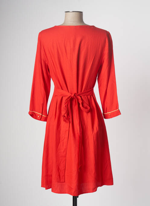 Robe mi-longue rouge VERO MODA pour femme