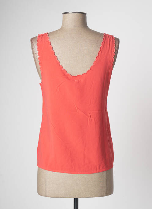 Top orange VERO MODA pour femme