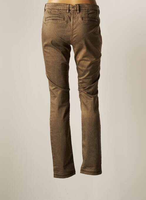 Pantalon chino marron TOM TAILOR pour femme