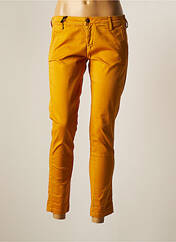Pantalon chino jaune TEDDY SMITH pour femme seconde vue