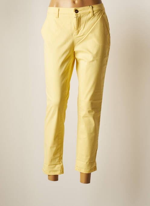 Pantalon 7/8 jaune ONLY pour femme