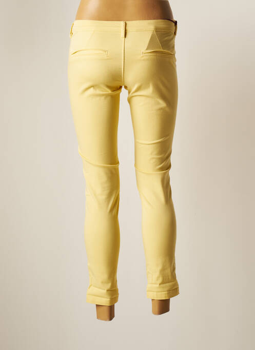 Pantalon 7/8 jaune TEDDY SMITH pour femme