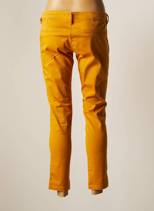 Pantalon chino jaune TEDDY SMITH pour femme