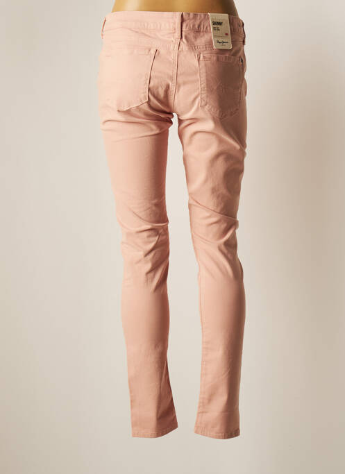 Pantalon slim rose PEPE JEANS pour femme