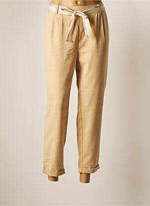 Pantalon 7/8 beige ONLY pour femme