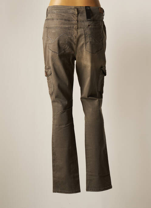 Jeans coupe slim gris ONLY pour femme