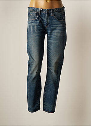 Jeans coupe large bleu RAW-7 pour femme
