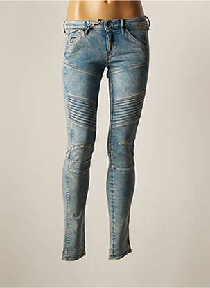 Jeans skinny bleu RAW-7 pour femme