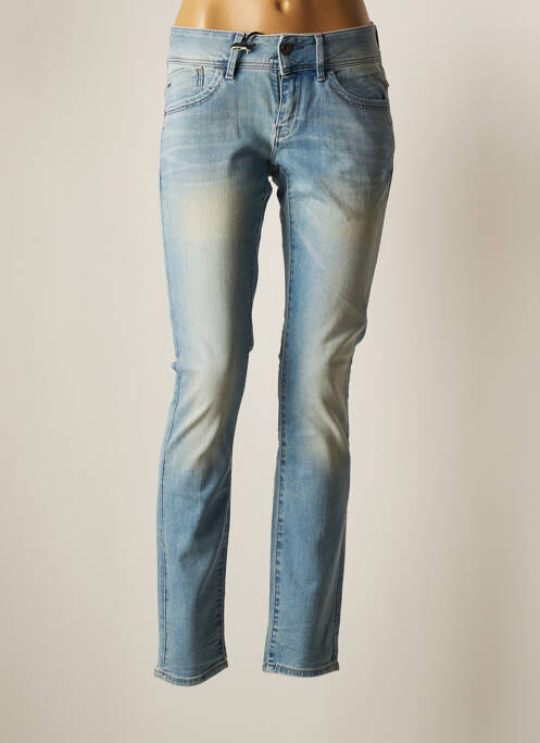 Jeans coupe slim bleu RAW-7 pour femme