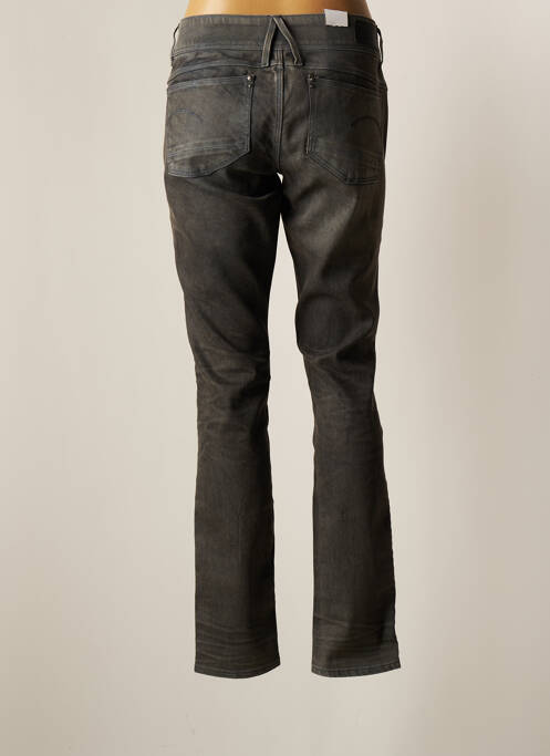 Jeans coupe slim gris RAW-7 pour femme