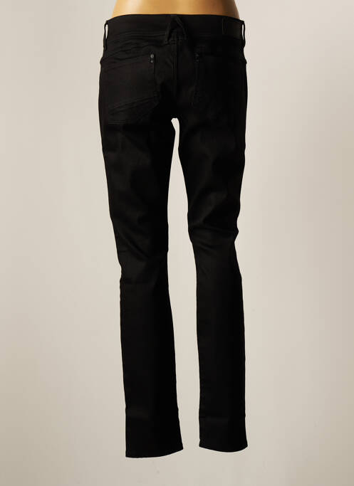 Jeans coupe slim noir RAW-7 pour femme
