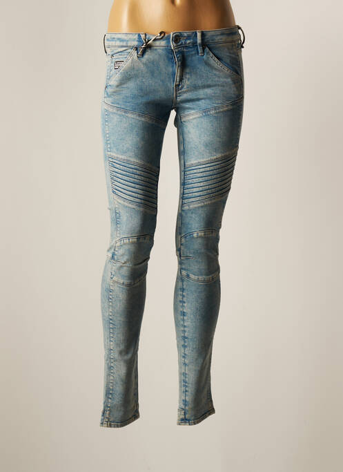Jeans skinny bleu RAW-7 pour femme