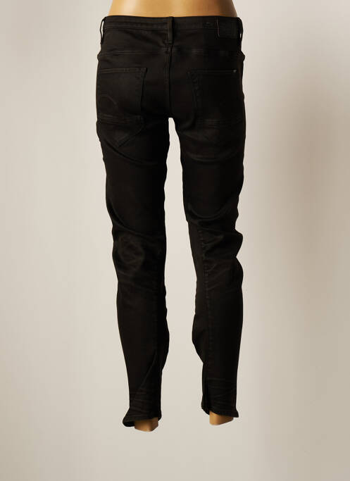 Pantalon slim noir RAW-7 pour femme