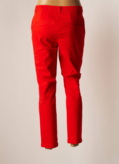 Pantalon chino orange VERO MODA pour femme