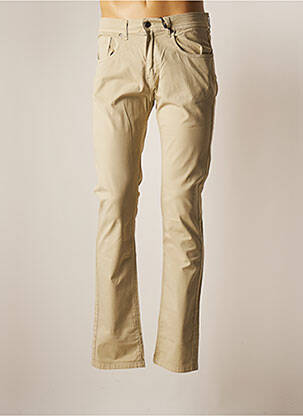 Jeans coupe droite beige IMPAQT pour homme