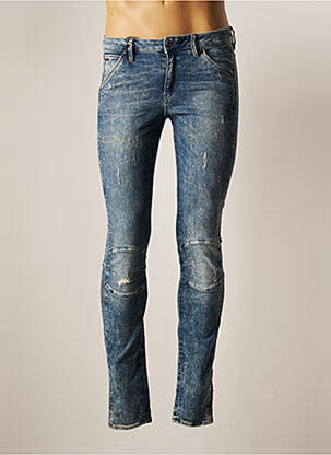 Jeans skinny bleu RAW-7 pour homme