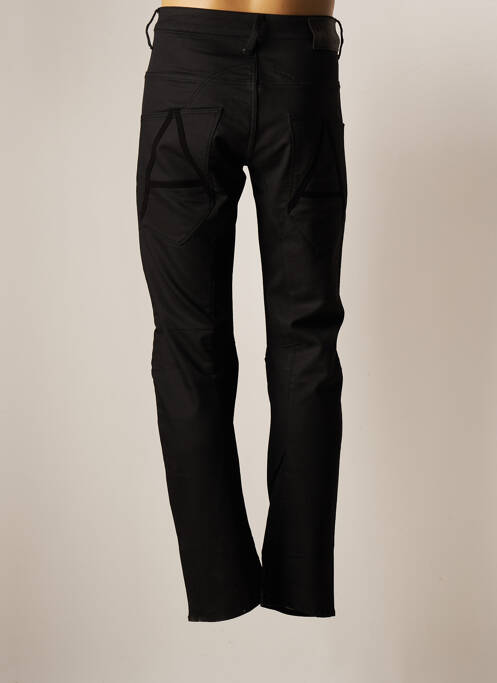 Pantalon droit noir RAW-7 pour homme