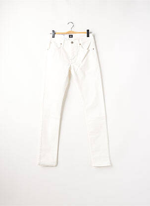 Jeans coupe slim blanc LEE pour femme