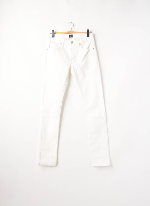 Jeans coupe slim blanc LEE pour femme