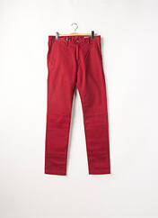 Pantalon chino rouge TEDDY SMITH INDUSTRY pour homme seconde vue