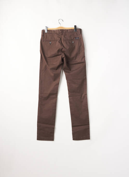 Pantalon chino marron TEDDY SMITH pour homme