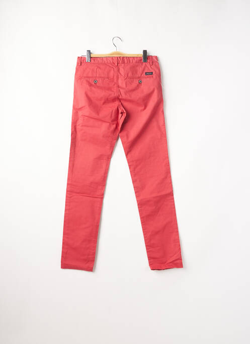Pantalon chino rouge TEDDY SMITH pour homme