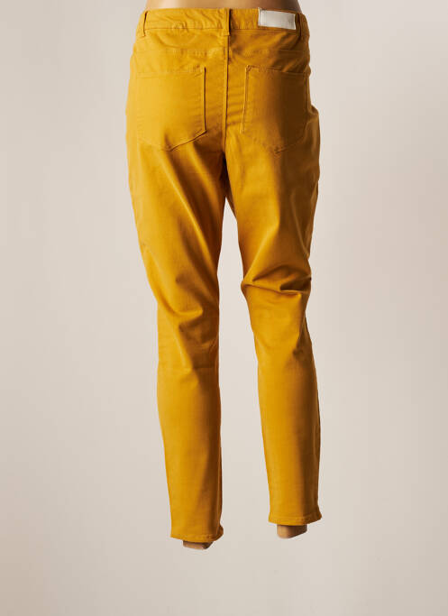 Pantalon slim jaune VERO MODA pour femme