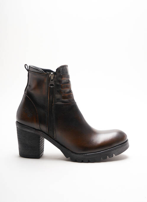 Bottines/Boots marron BUNKER pour femme