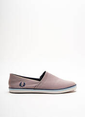 Slip ons gris FRED PERRY pour homme seconde vue