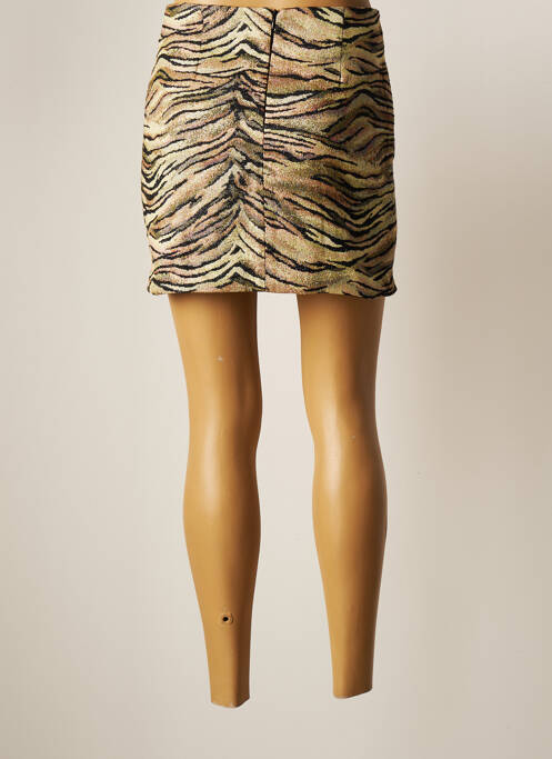 Jupe courte beige MORGAN pour femme