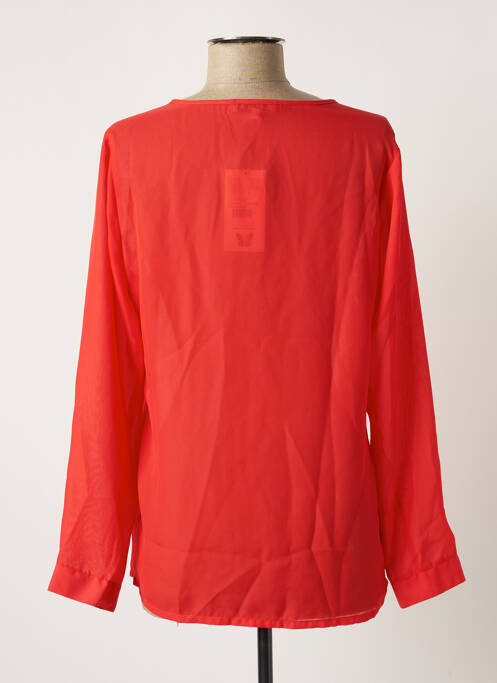 Blouse manches longues manches longues rouge SCOTTAGE femme