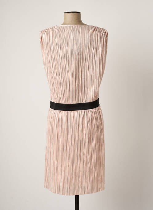 Robe mi-longue sans manche sans manche rose CACHE CACHE femme
