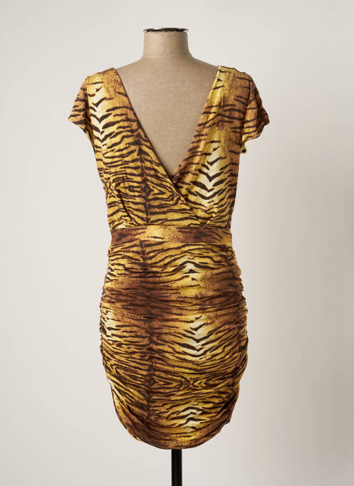 Robe courte beige MANGO pour femme